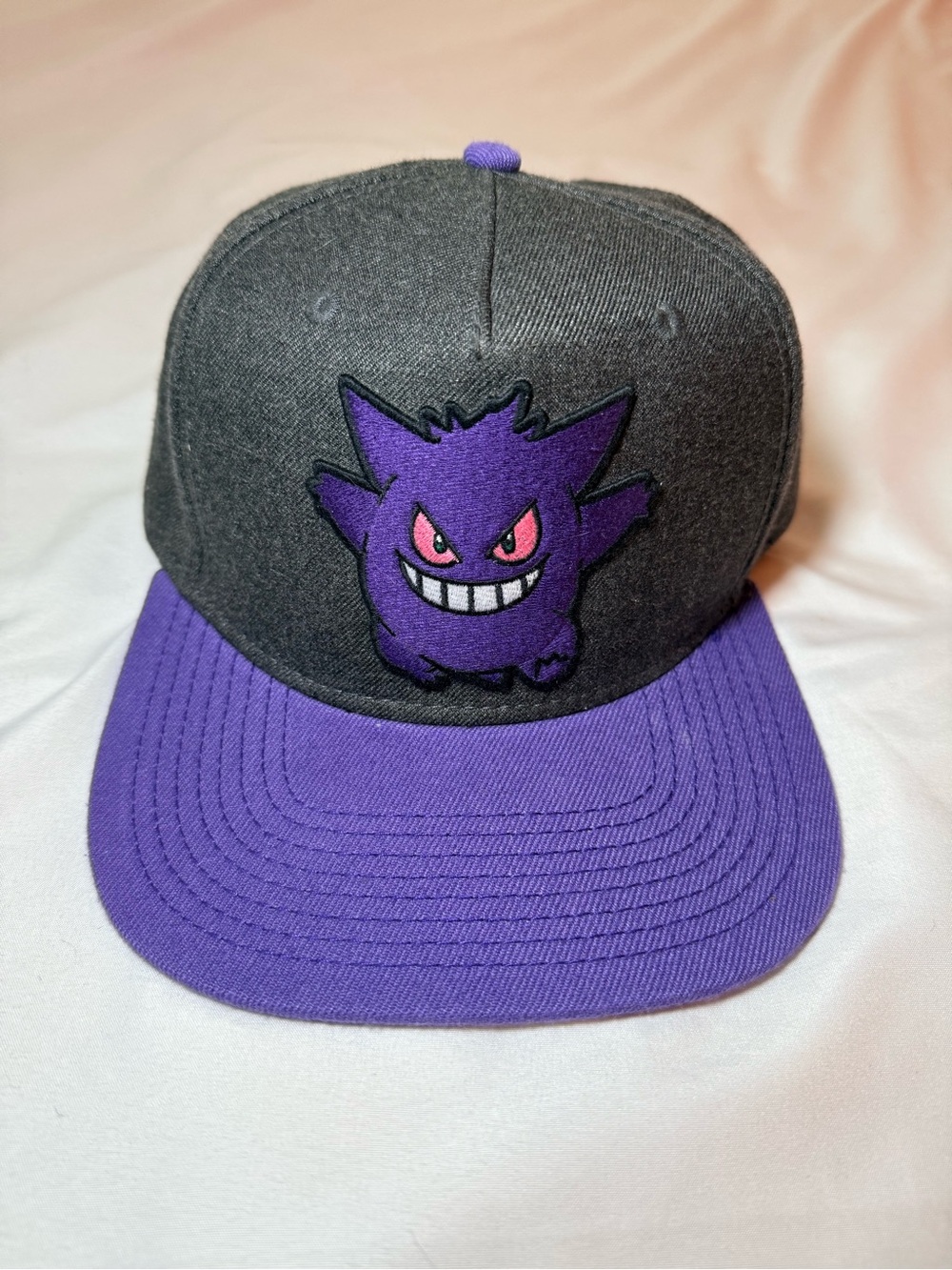 Kids Purple & Gray Pokémon Snapback Hat